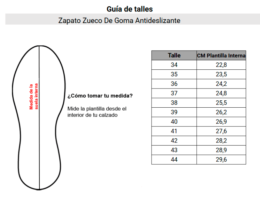 Zueco cerrado Boaonda