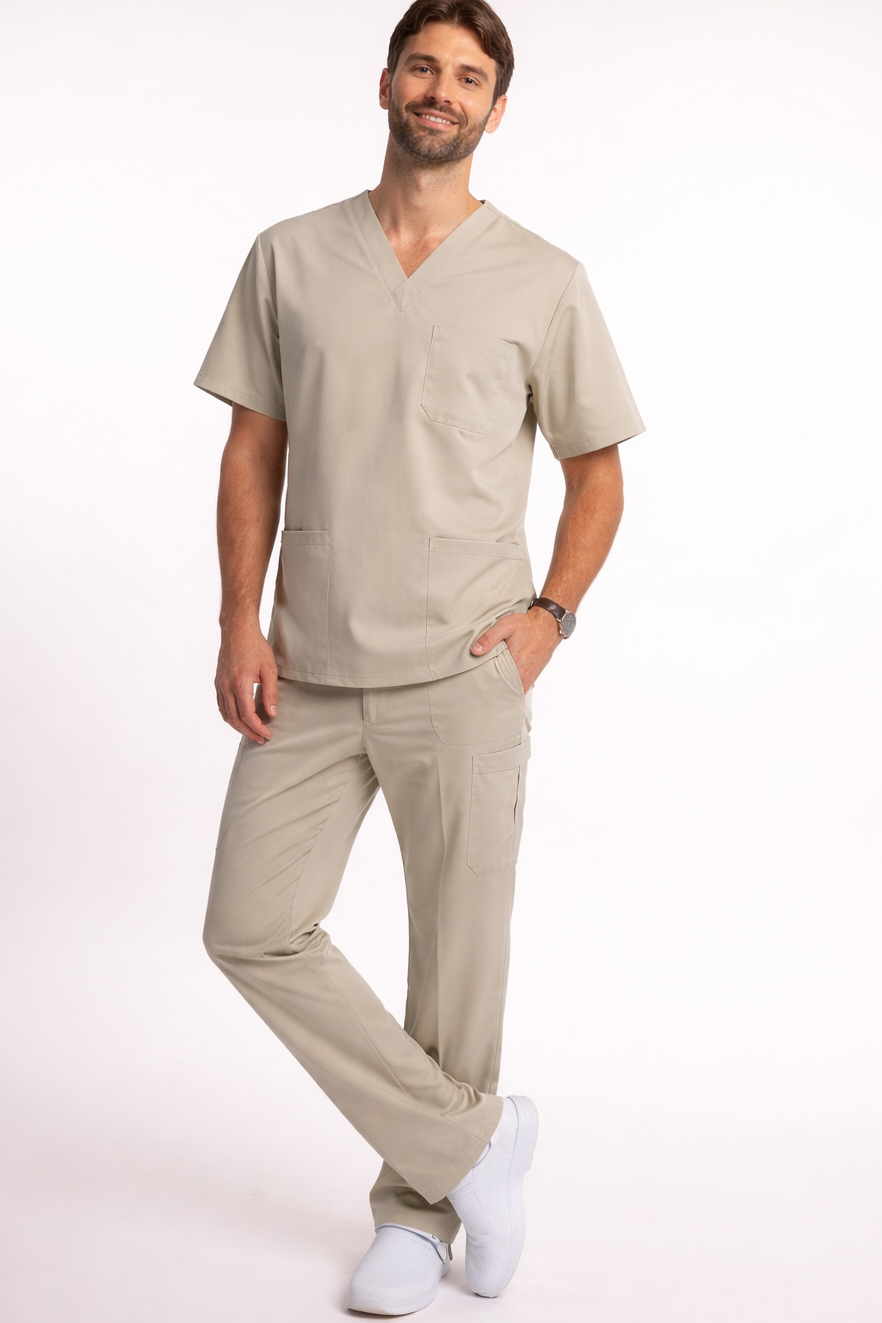 Spandex Unisex Beige