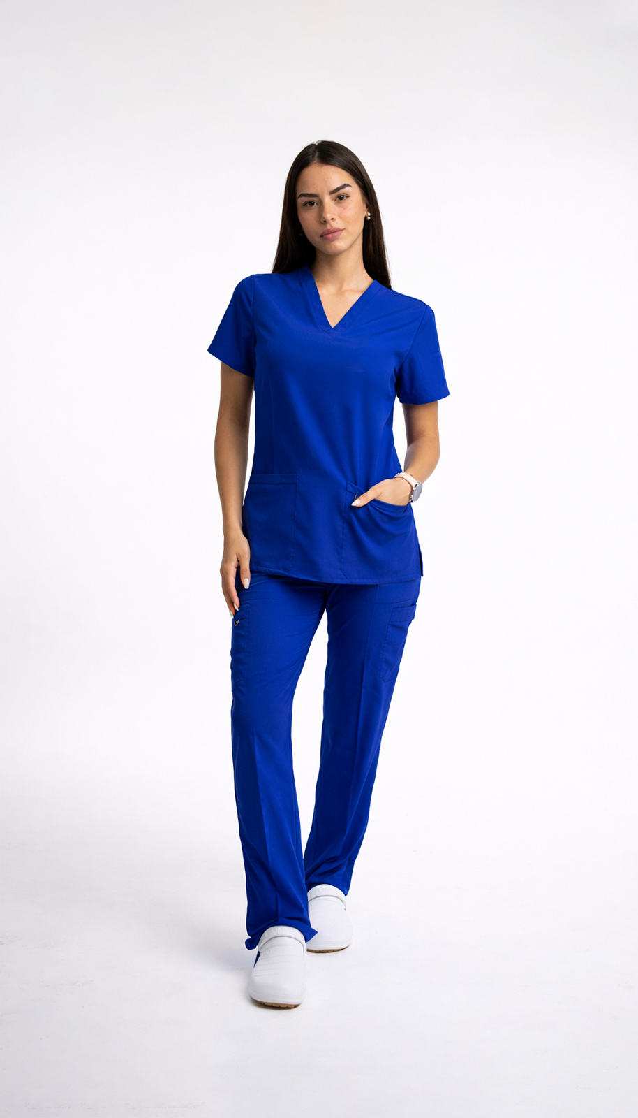 Spandex Dama Azul Francia