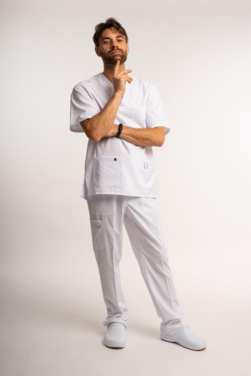 Spandex Unisex Blanco