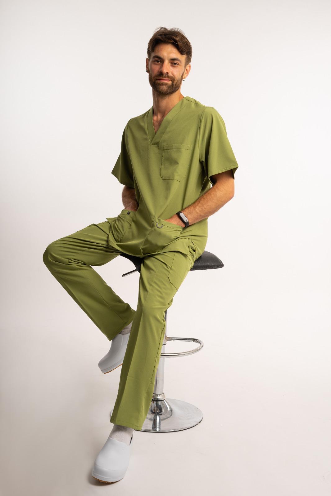 Spandex Unisex Verde Oliva